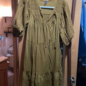 Old Navy Mustard Yellow Dress